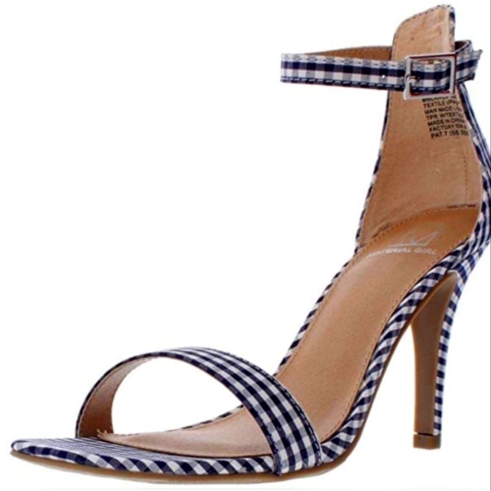 Material Girl Gingham Heel MACY'S